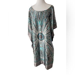 SILK TUNIC TOP, BEACH COVERUP, or MINI DRESS‎
